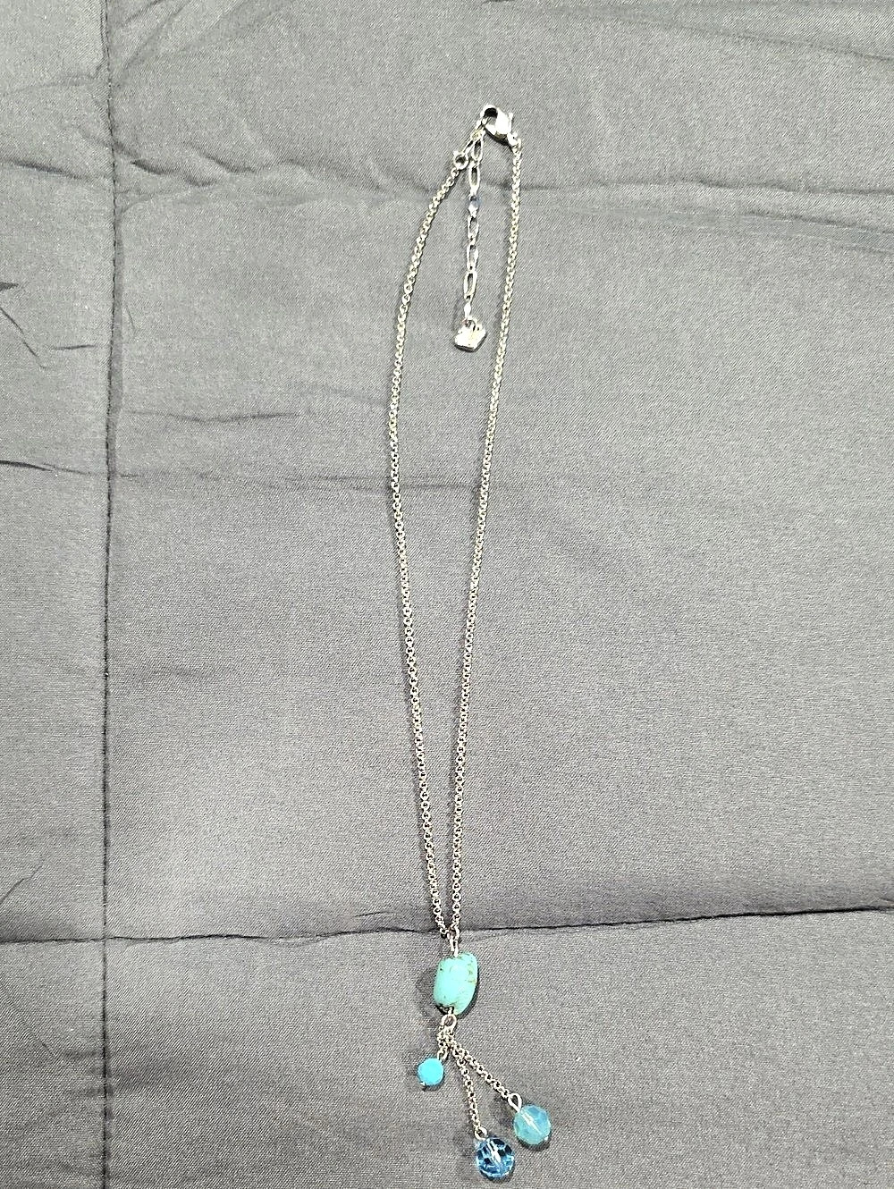 Swarovski Turquoise & Blue Pendant Necklace